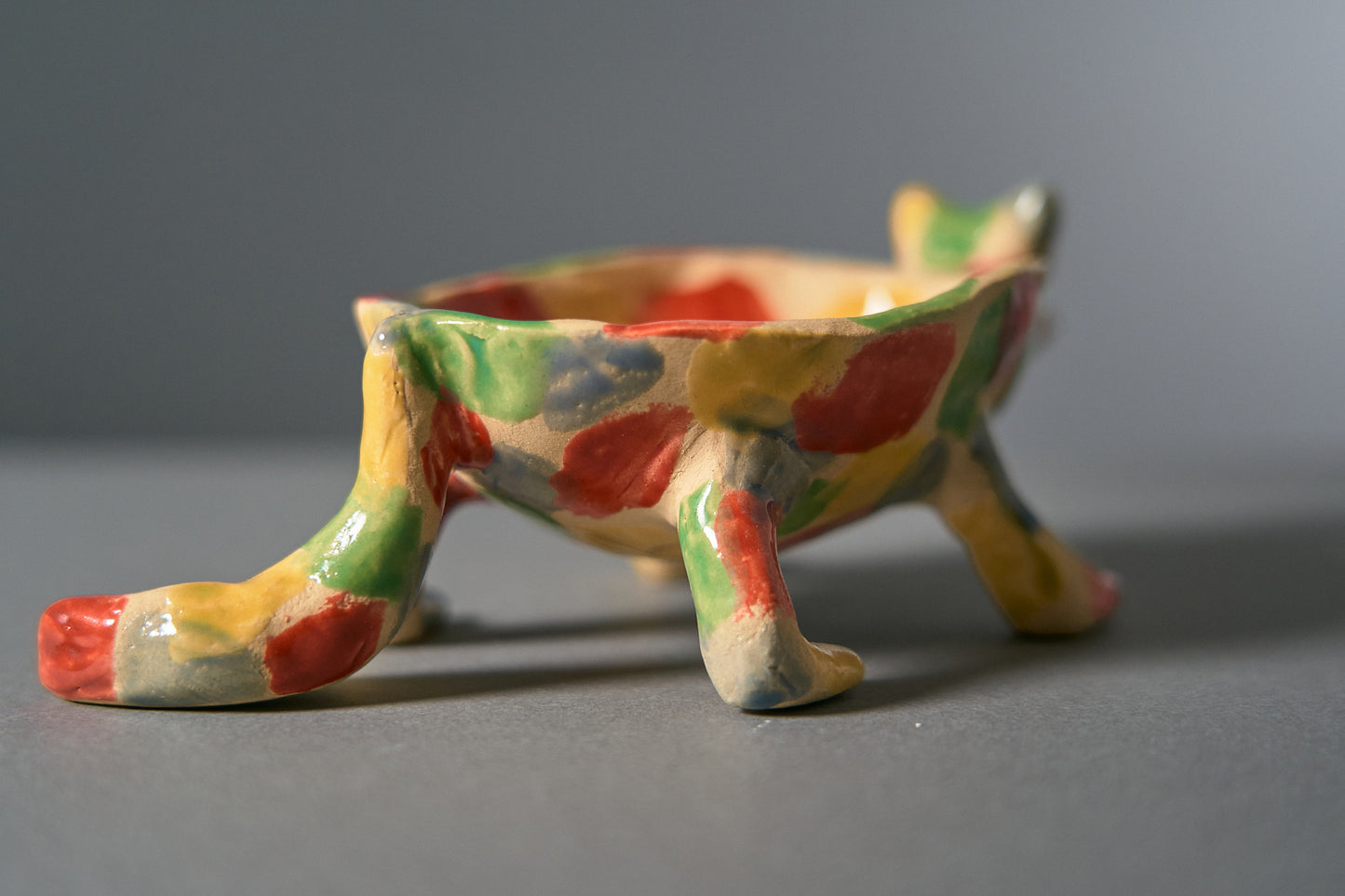 動物小物置き/キツネ/精彩