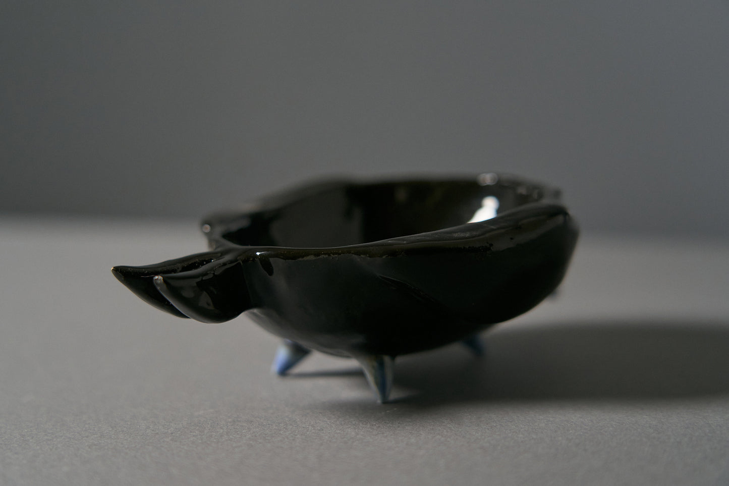 動物小物置き/カラス/濡烏